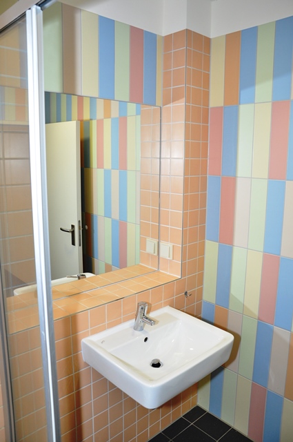 Waschbereich mit Dusche